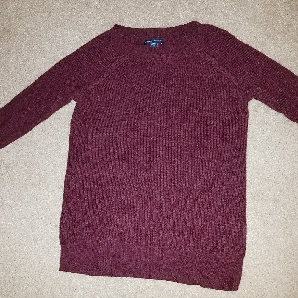 American Eagle Cross Stitch Sweater